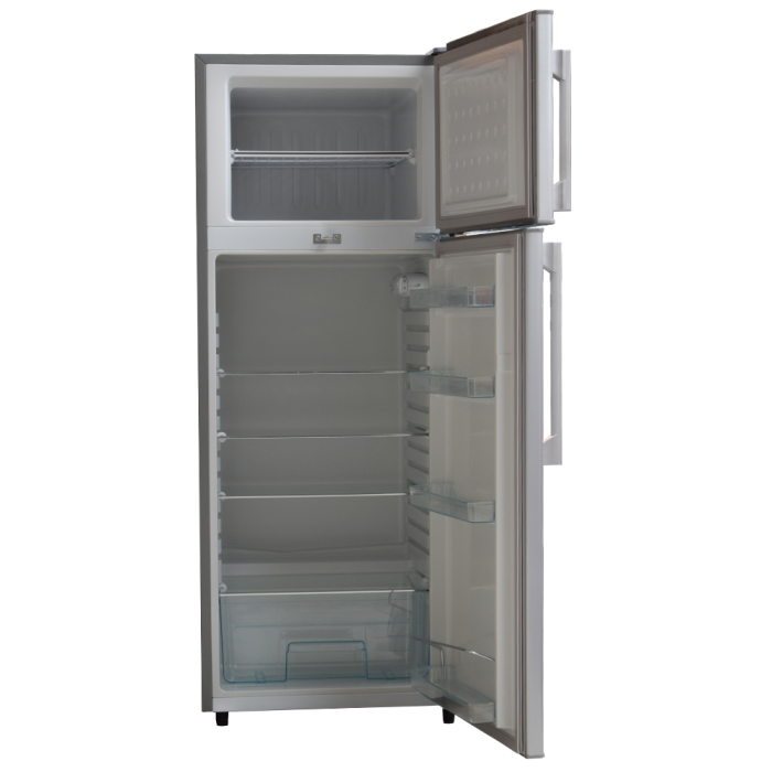 213 LITERS DOUBLE DOOR DIRECT COOL FRIDGE, SILVER- RF/217 - Image 2